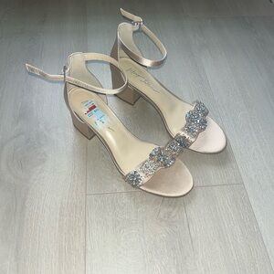 New with tags! Betsy Johnson rhinestone, detailed heels! Never worn!!